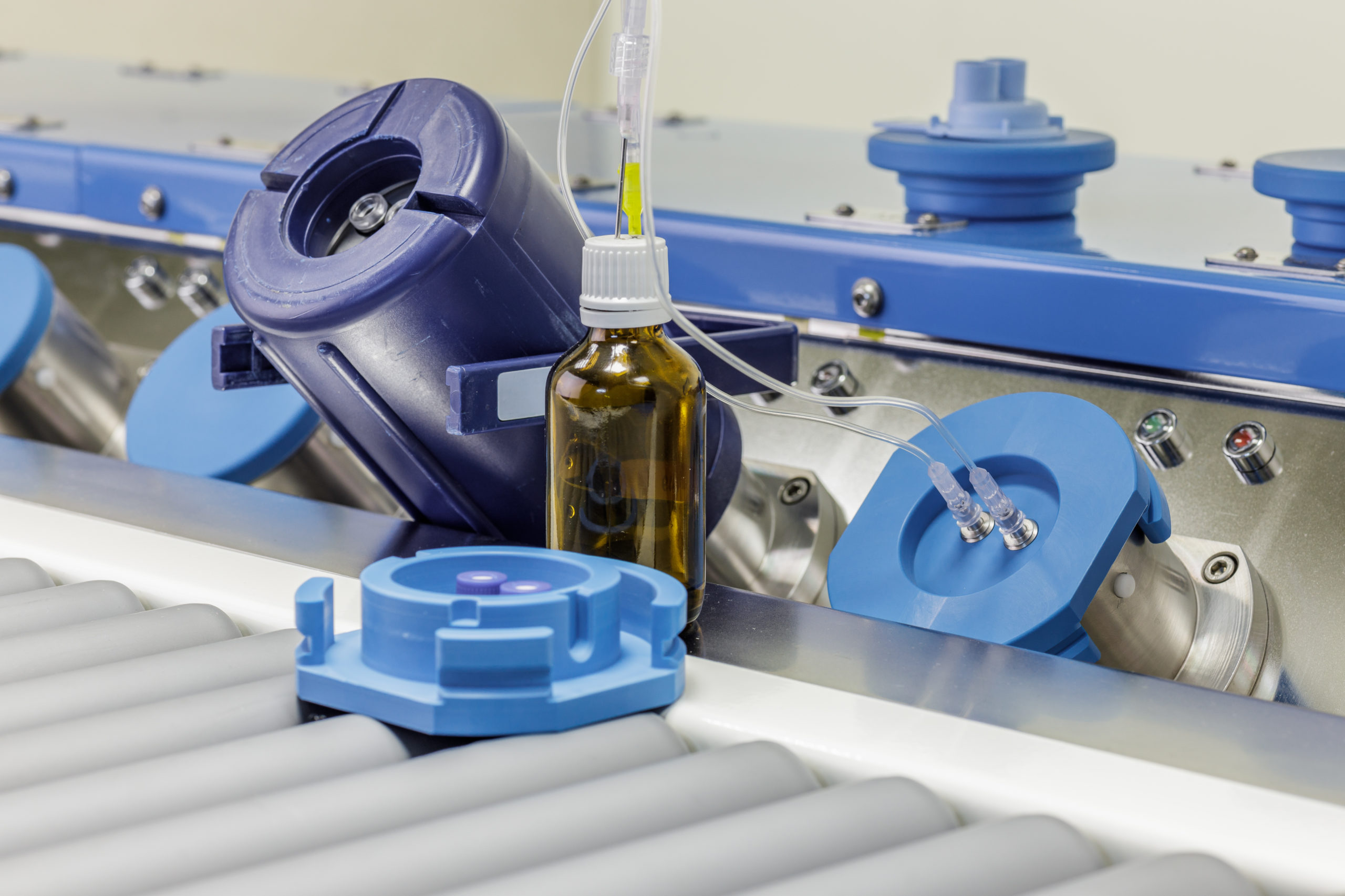 Dispensing line for Rb/Kr generators and QC unit Nuvia Group