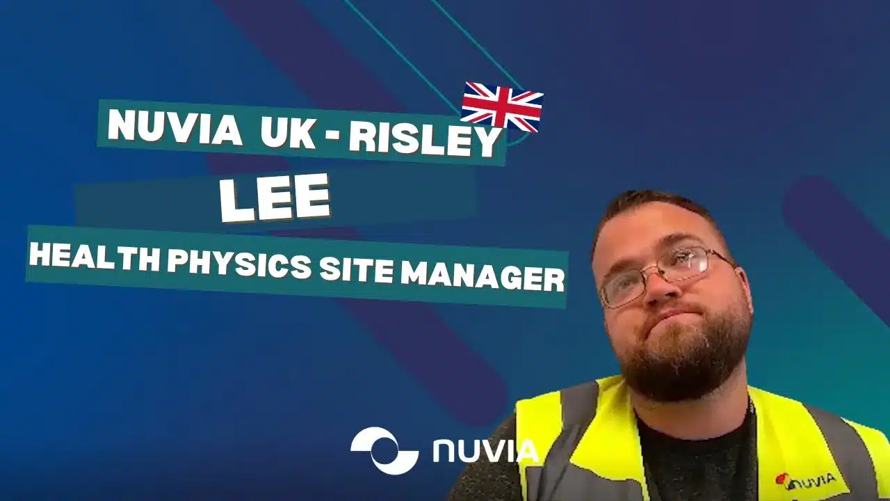Nuvia: Lee, health physics site manager