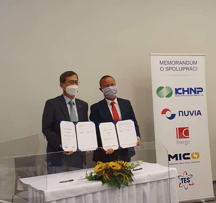 NEWS NUVIA CZ has signed an important Memorandum of Understanding with the Korean KHNP