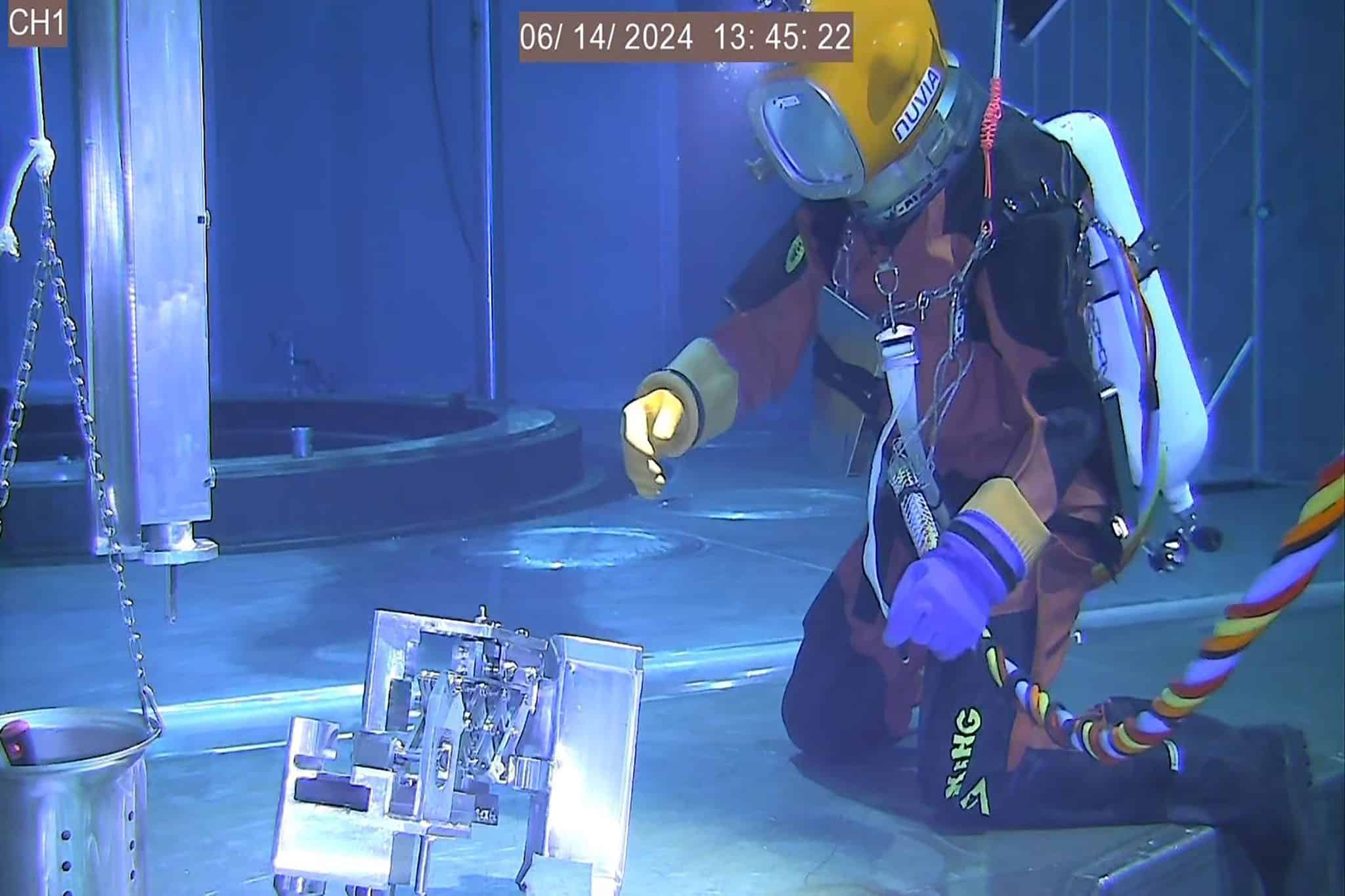 NEWS Successful underwater intervention at Cruas Meysse nuclear power plant 2