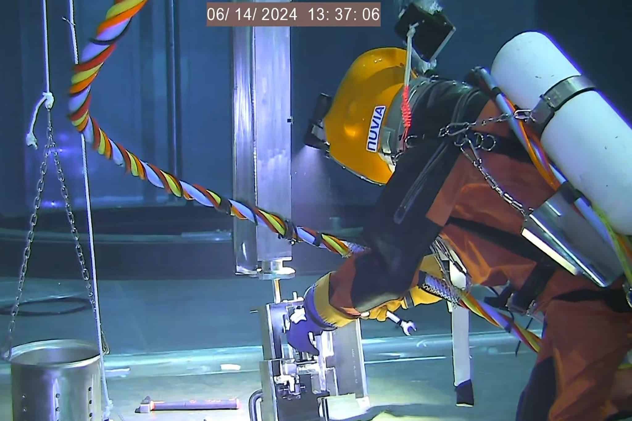 NEWS Successful underwater intervention at Cruas Meysse nuclear power plant 3