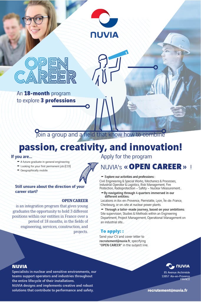 Open career NUVIA France
