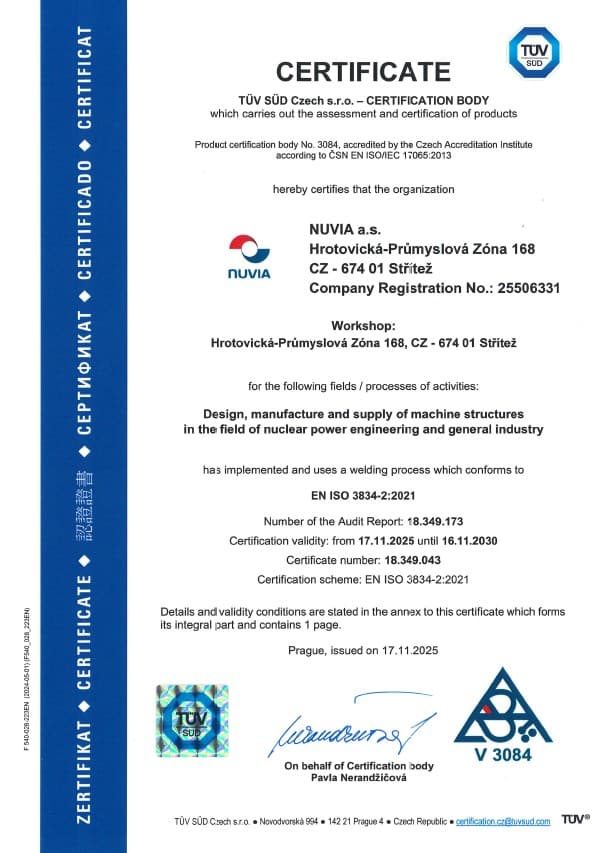 TUV Certificate 3834 2 2021 EN preview nuvia TUV Certificate 3834 2 2021 EN preview nuvia