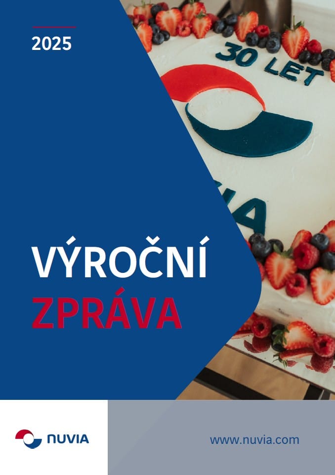 Výroční zpráva společnosti 2025 NUVIA a.s preview nuvia web