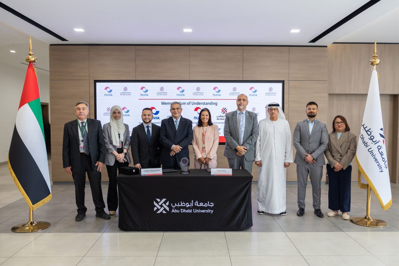 MENA - NUVIA Signs MoU with Abu Dhabi University